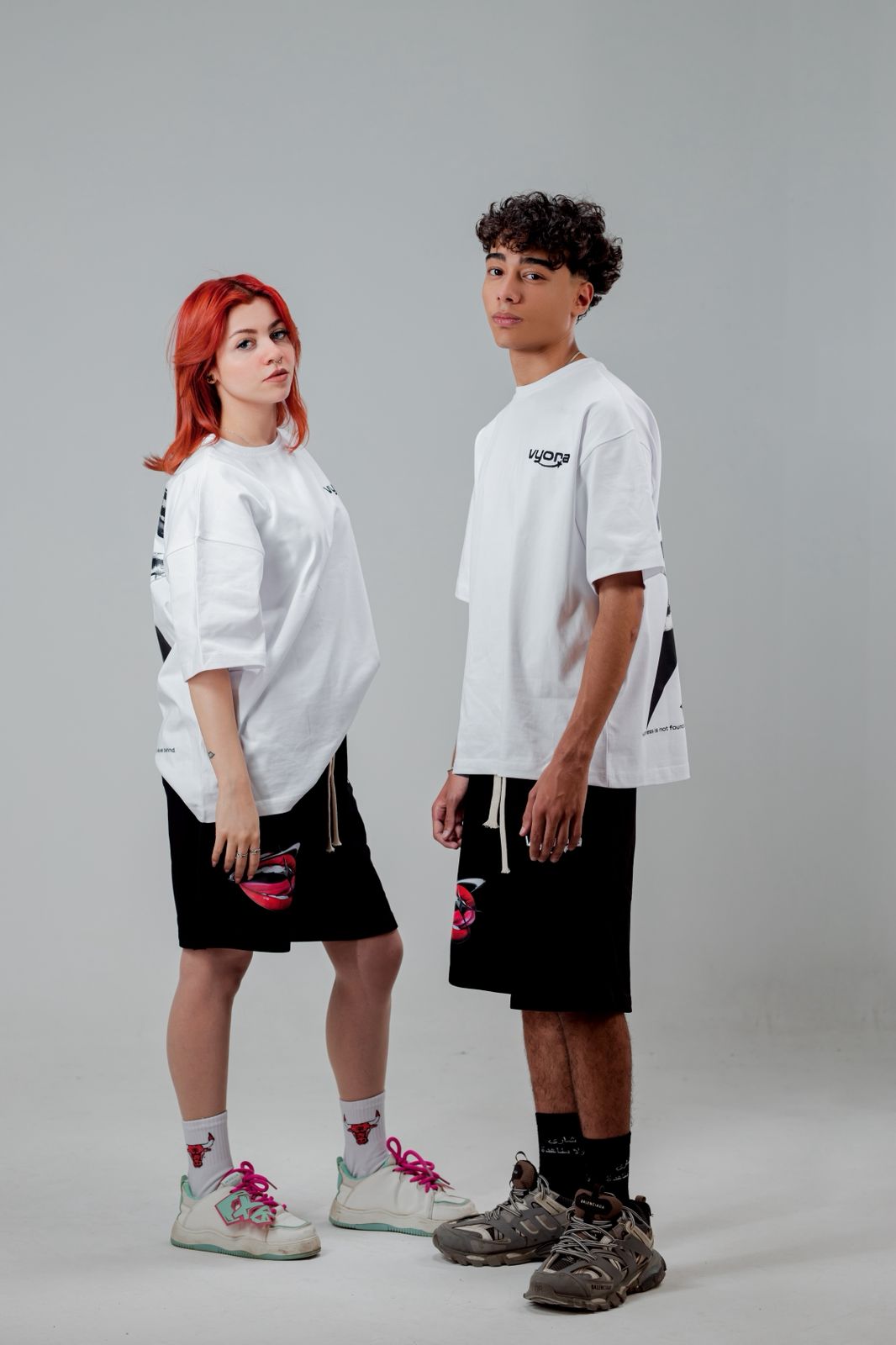 white tee